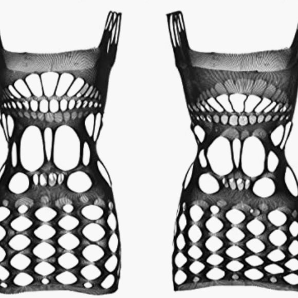 Haute Soft Black Mini Dress - Picture 3 of 3